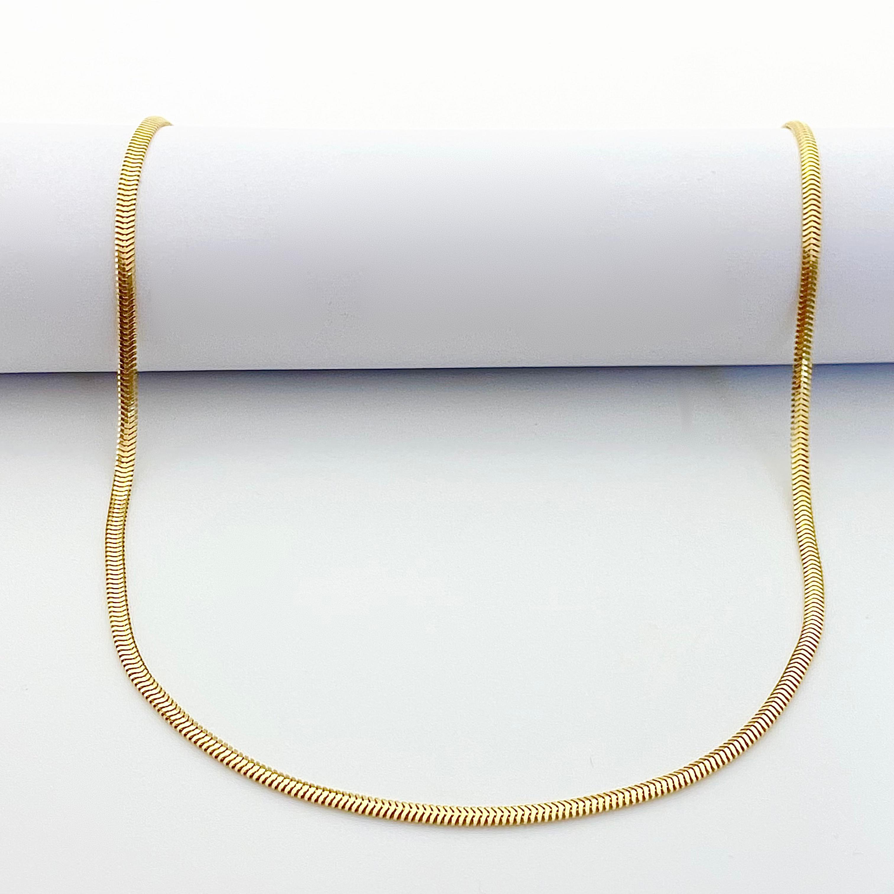 18k Gold Elegant Chain