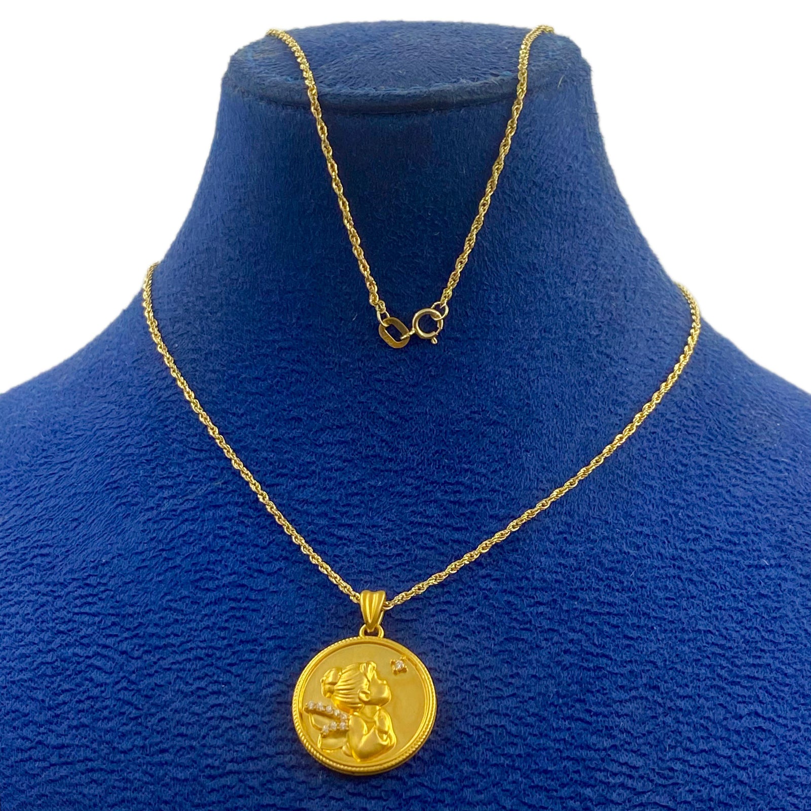 18k Gold Luxurious Fairy Necklace - 18k Gold Necklace - Embellish Gold