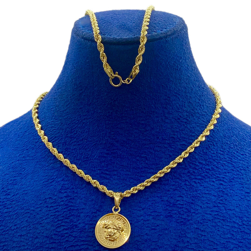 18k Gold Alluring Necklace - مجموعة متميزة - Embellish Gold