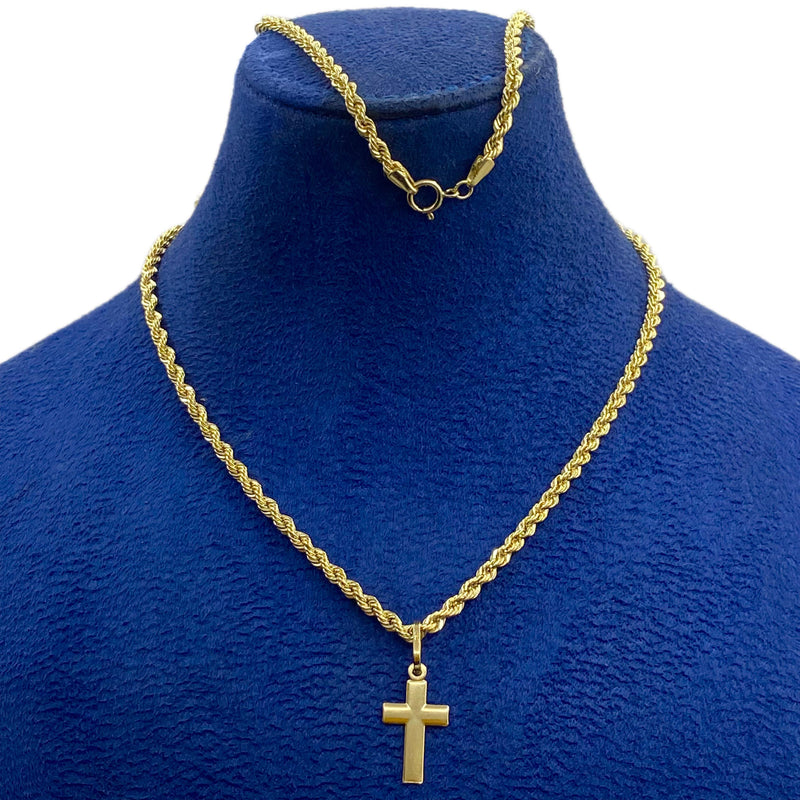 18k Gold Shimmering Necklace - مجموعة متميزة - Embellish Gold