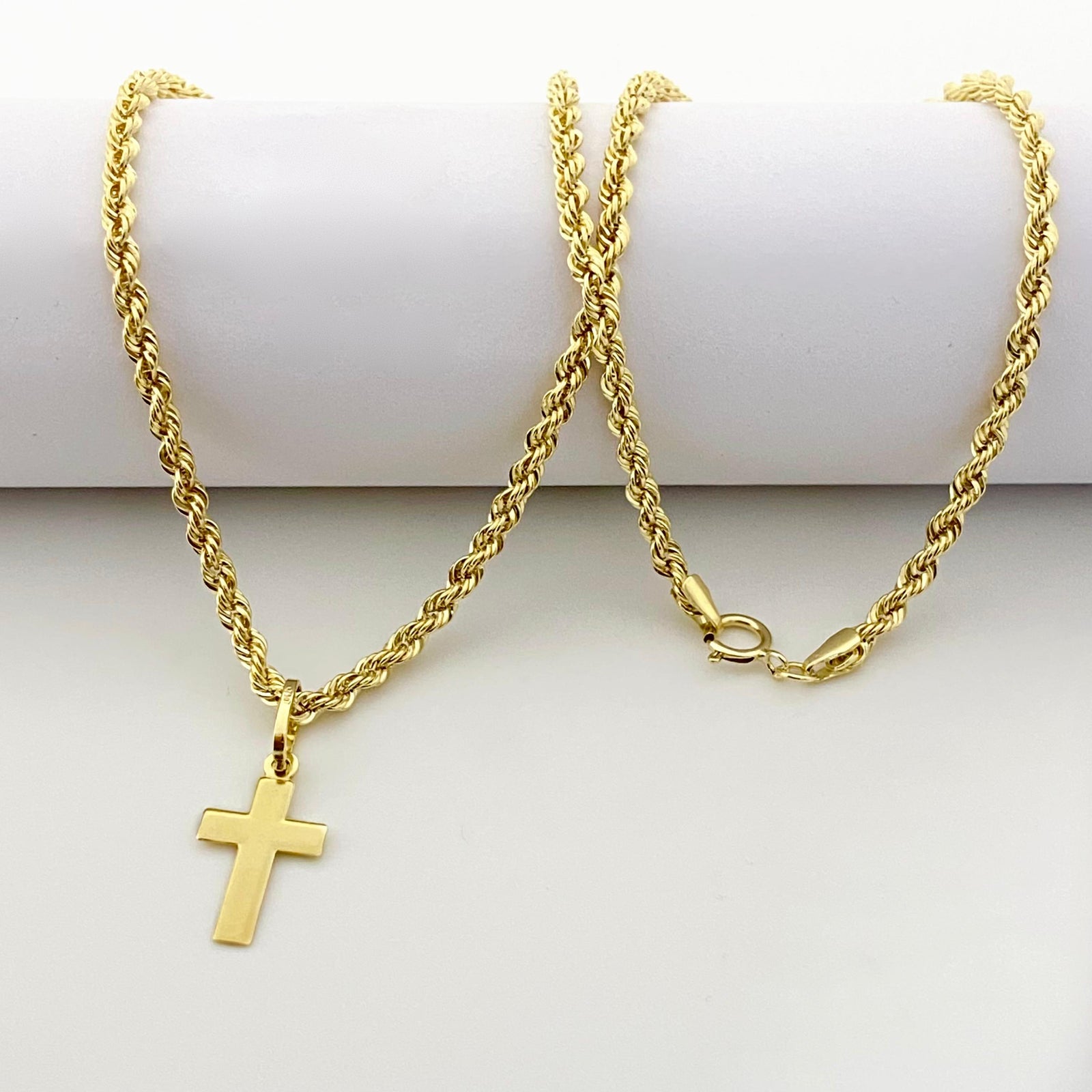18k Gold Shimmering Necklace - 18k Gold Necklace - Embellish Gold