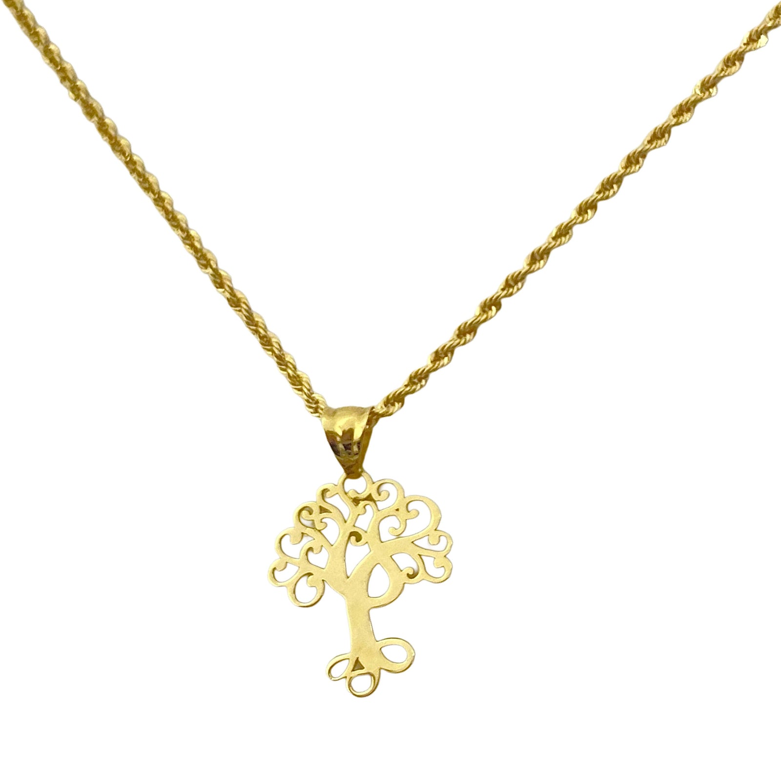 18k Gold Nature Inspired Necklace - 18k Gold Necklace - Embellish Gold