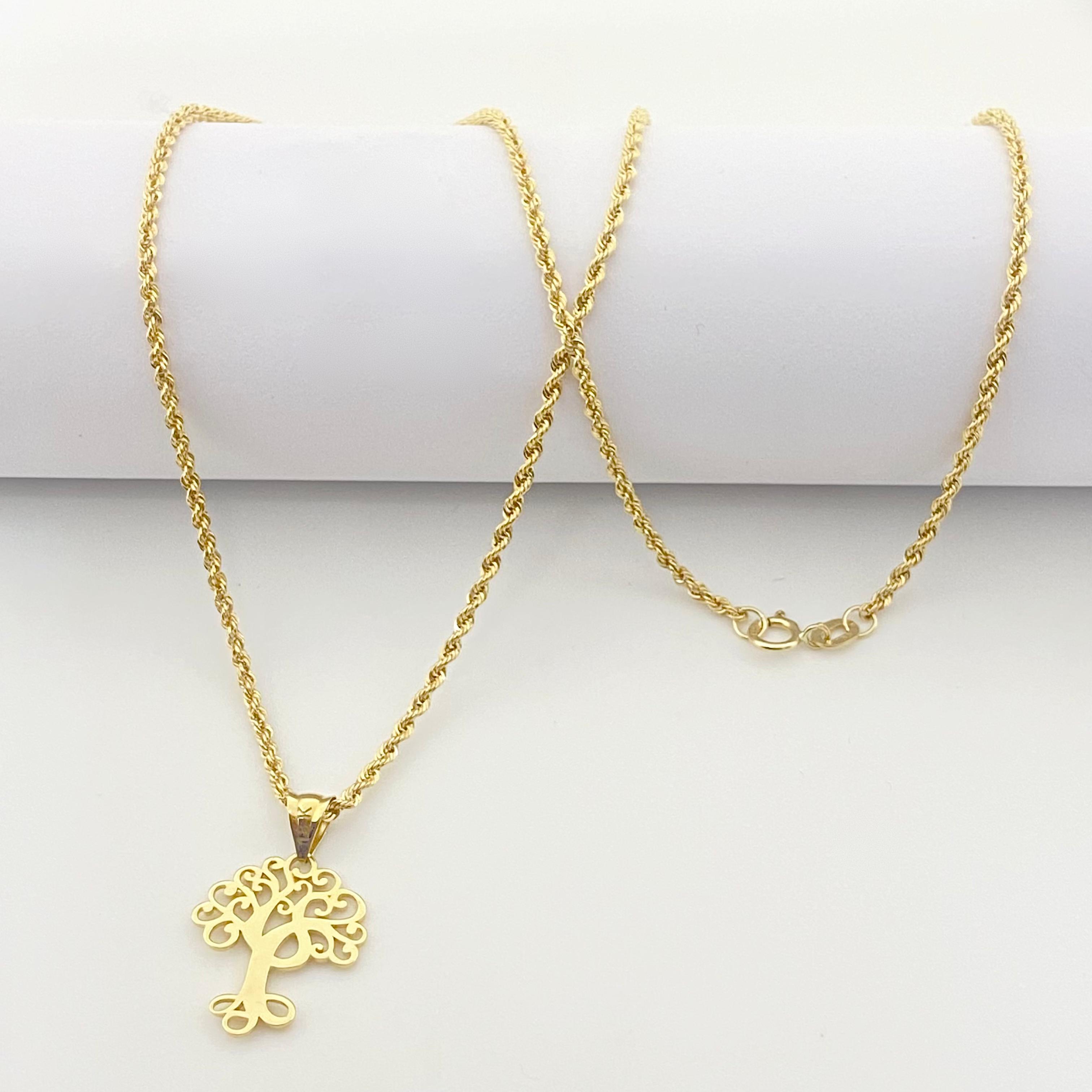 18k Gold Nature Inspired Necklace