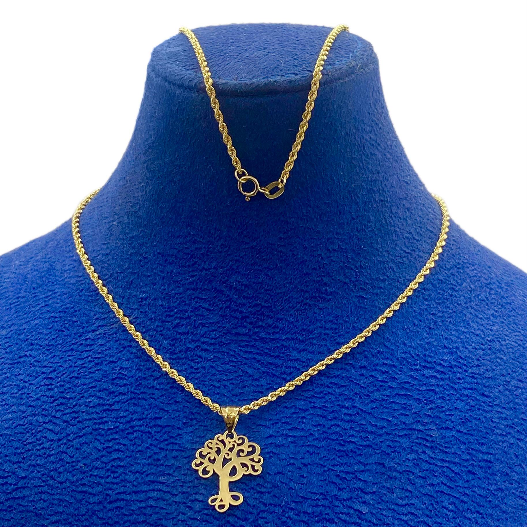 18k Gold Nature Inspired Necklace
