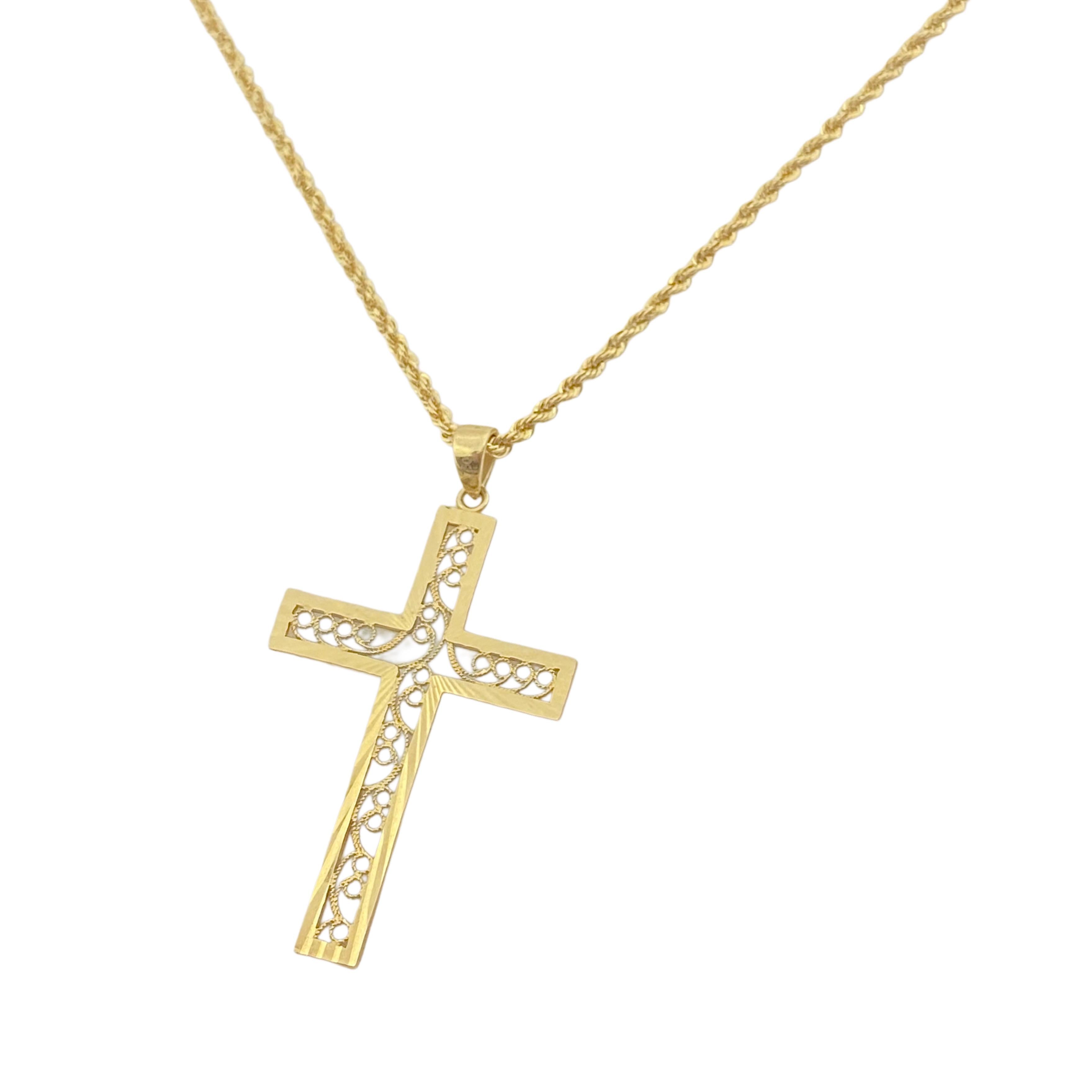 18k Gold Lavaliere Necklace