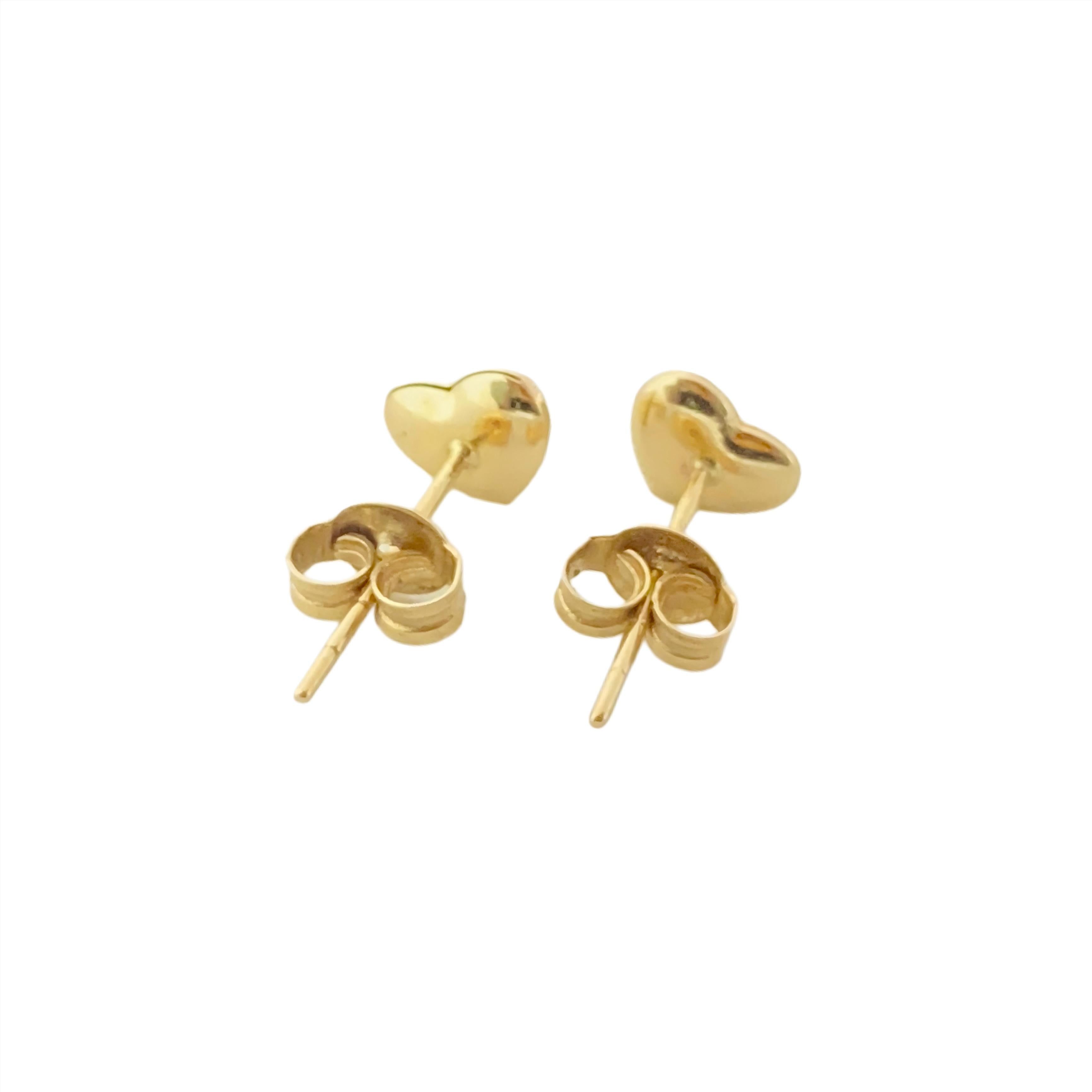 18k Gold Braveheart Stud Earrings