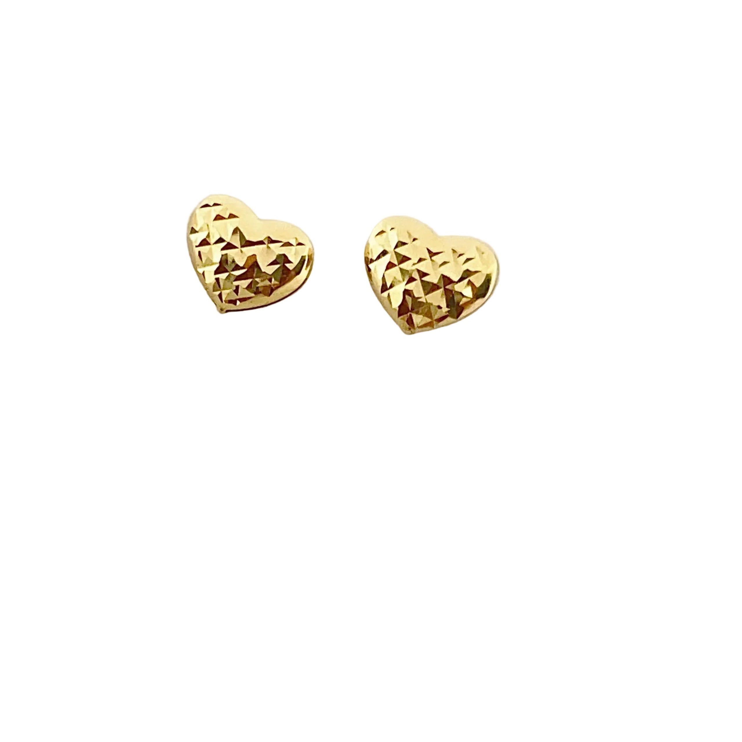 18k Gold Braveheart Stud Earrings
