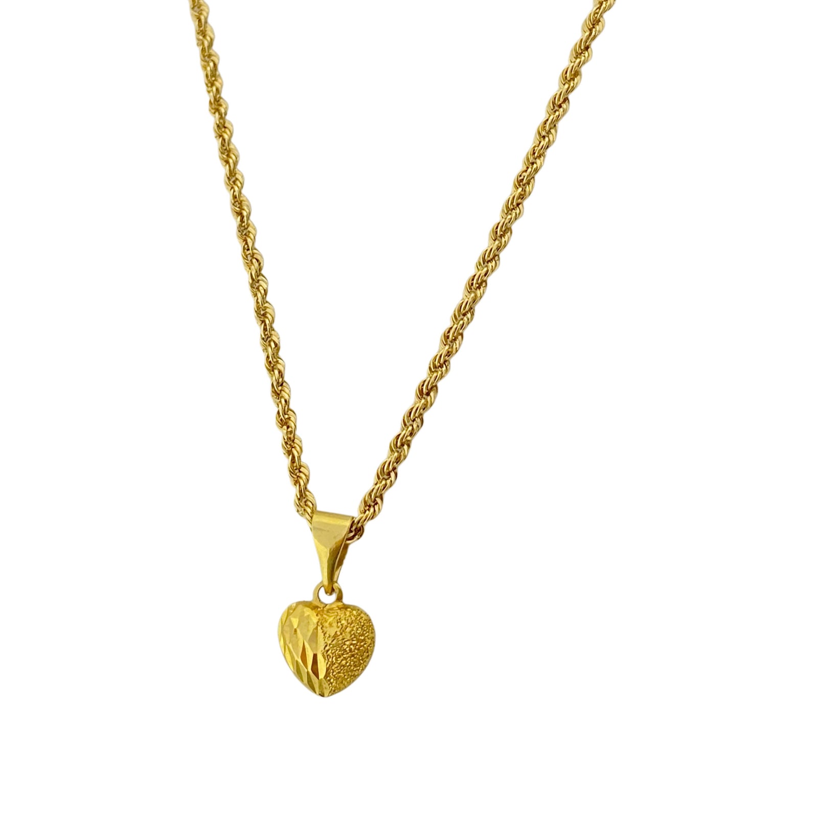 18k Gold Courage Necklace - 18k Gold Necklace - Embellish Gold