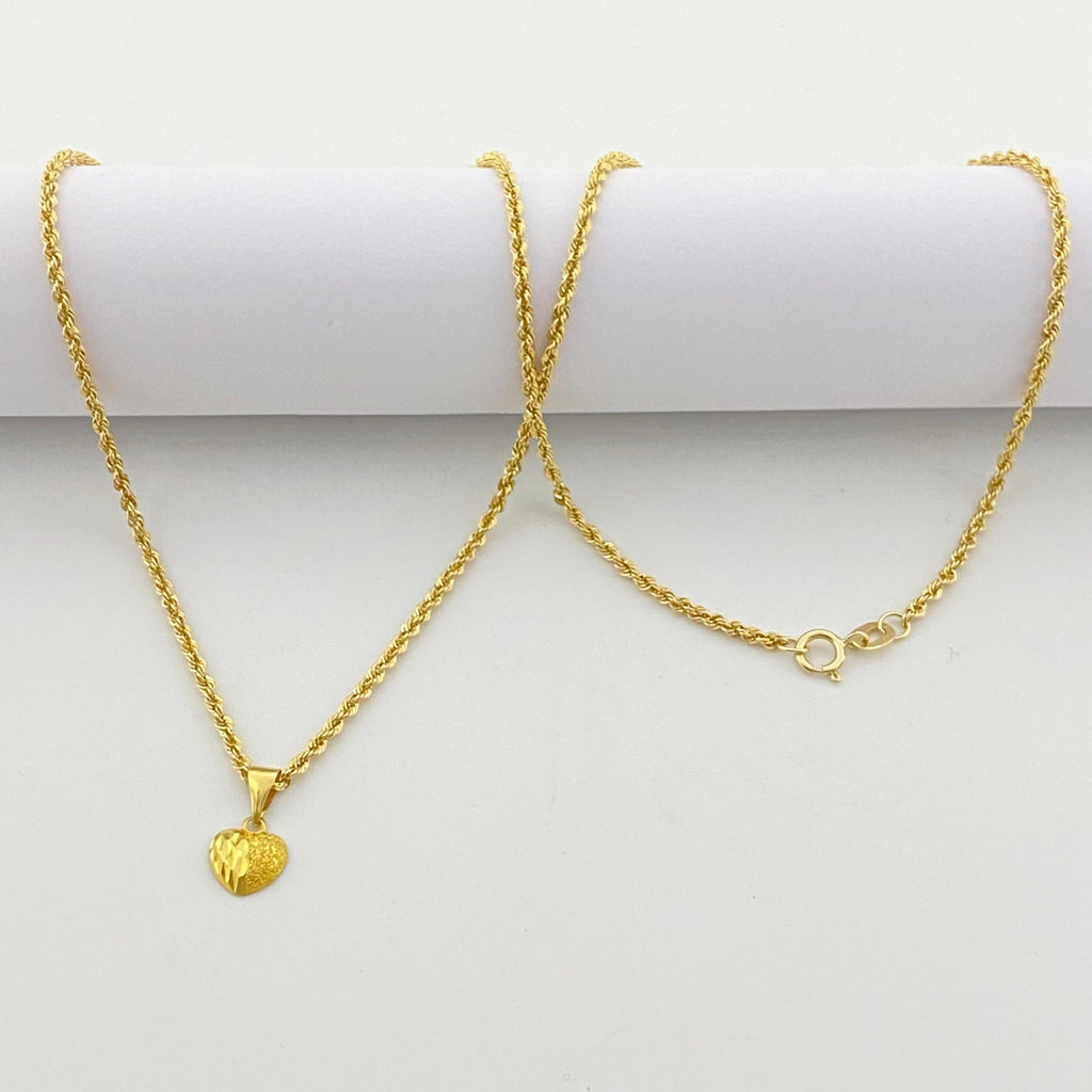 18k Gold Courage Necklace