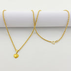 18k Gold Courage Necklace