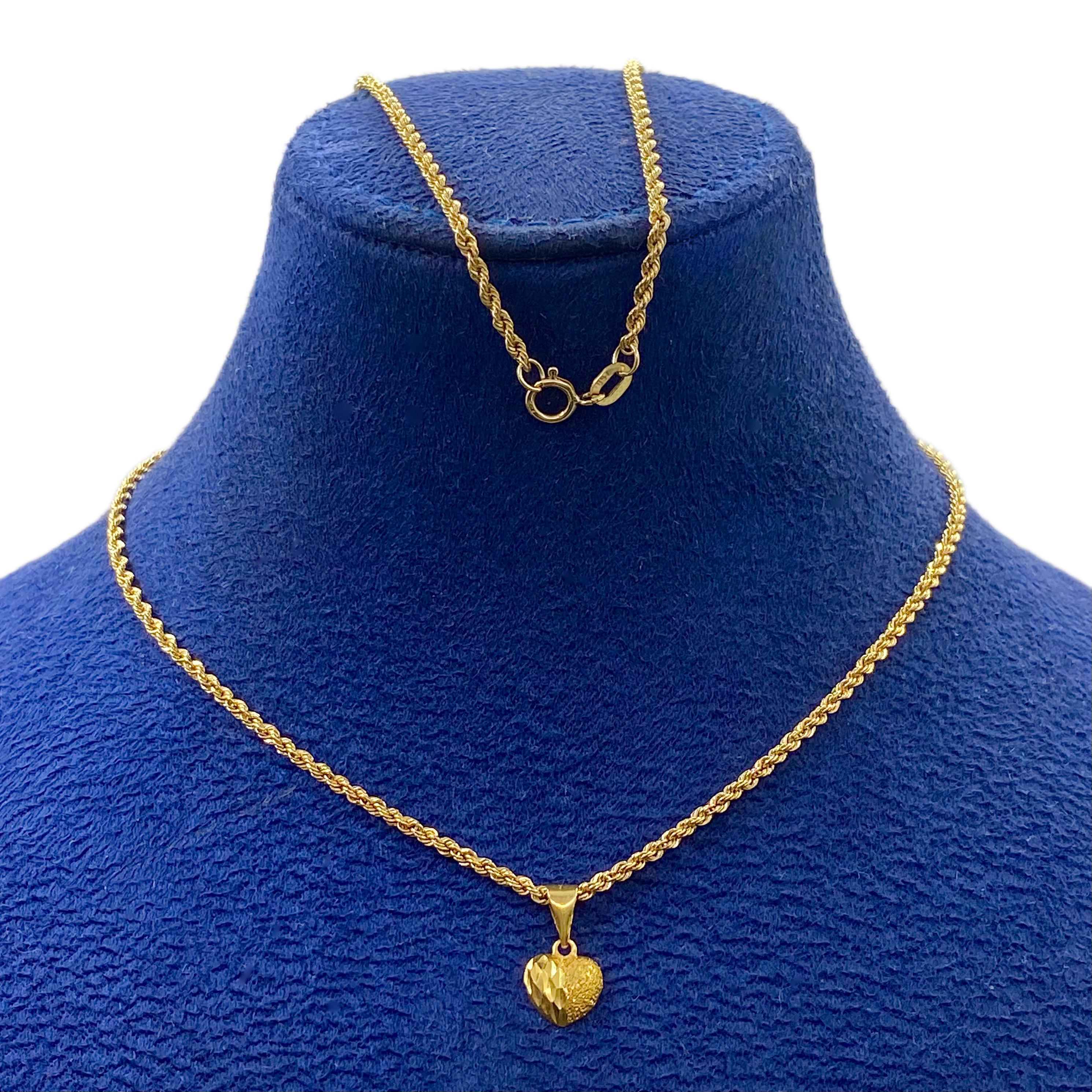 18k Gold Courage Necklace