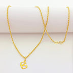 18k Gold V Stylish Necklace