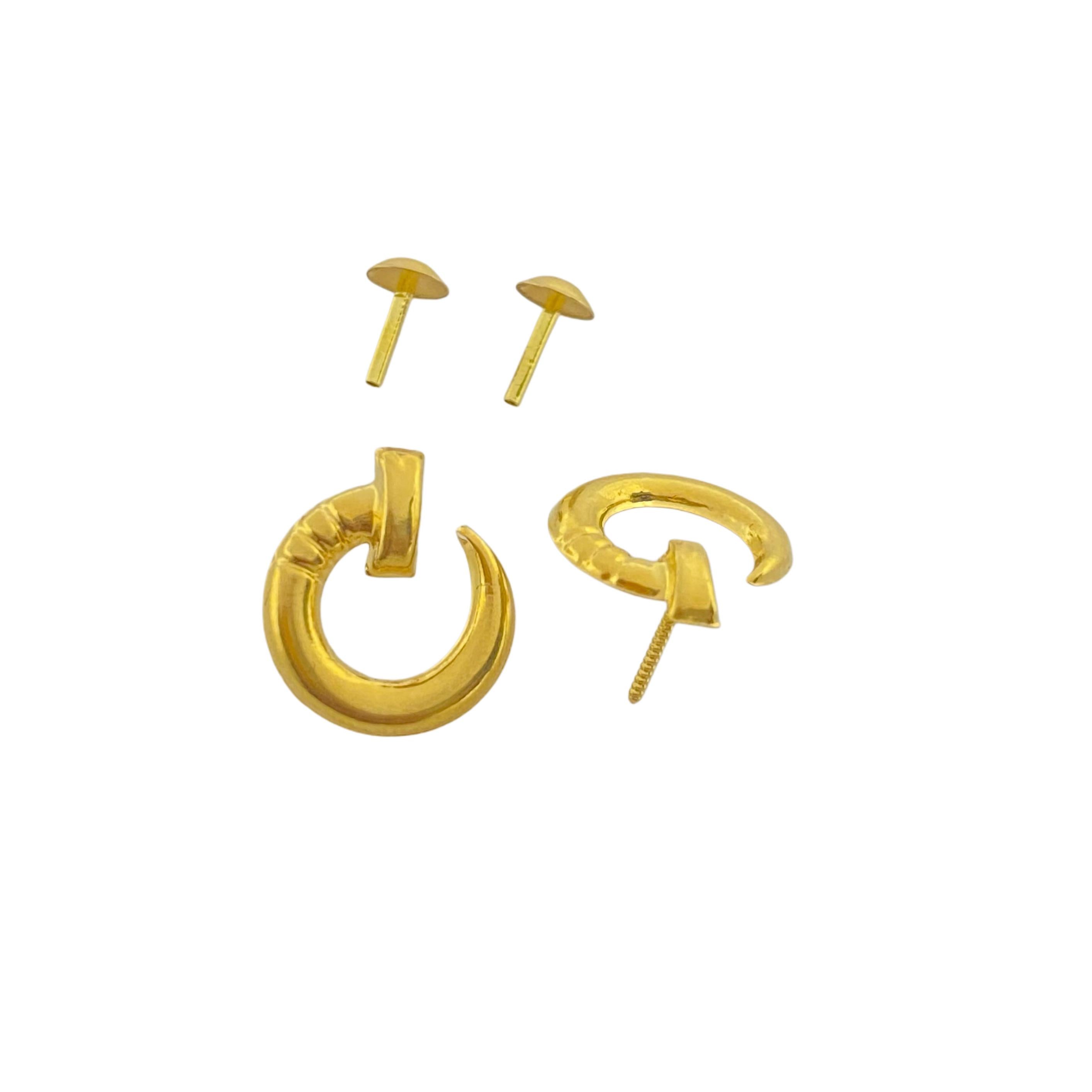 18k Gold Nail Jewelry Set