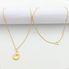 18k Gold Nail Necklace
