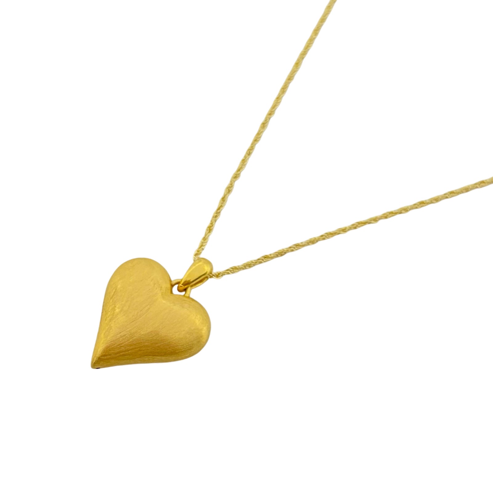 18k Gold Ivana Heart Necklace - 18k Gold Necklace - Embellish Gold