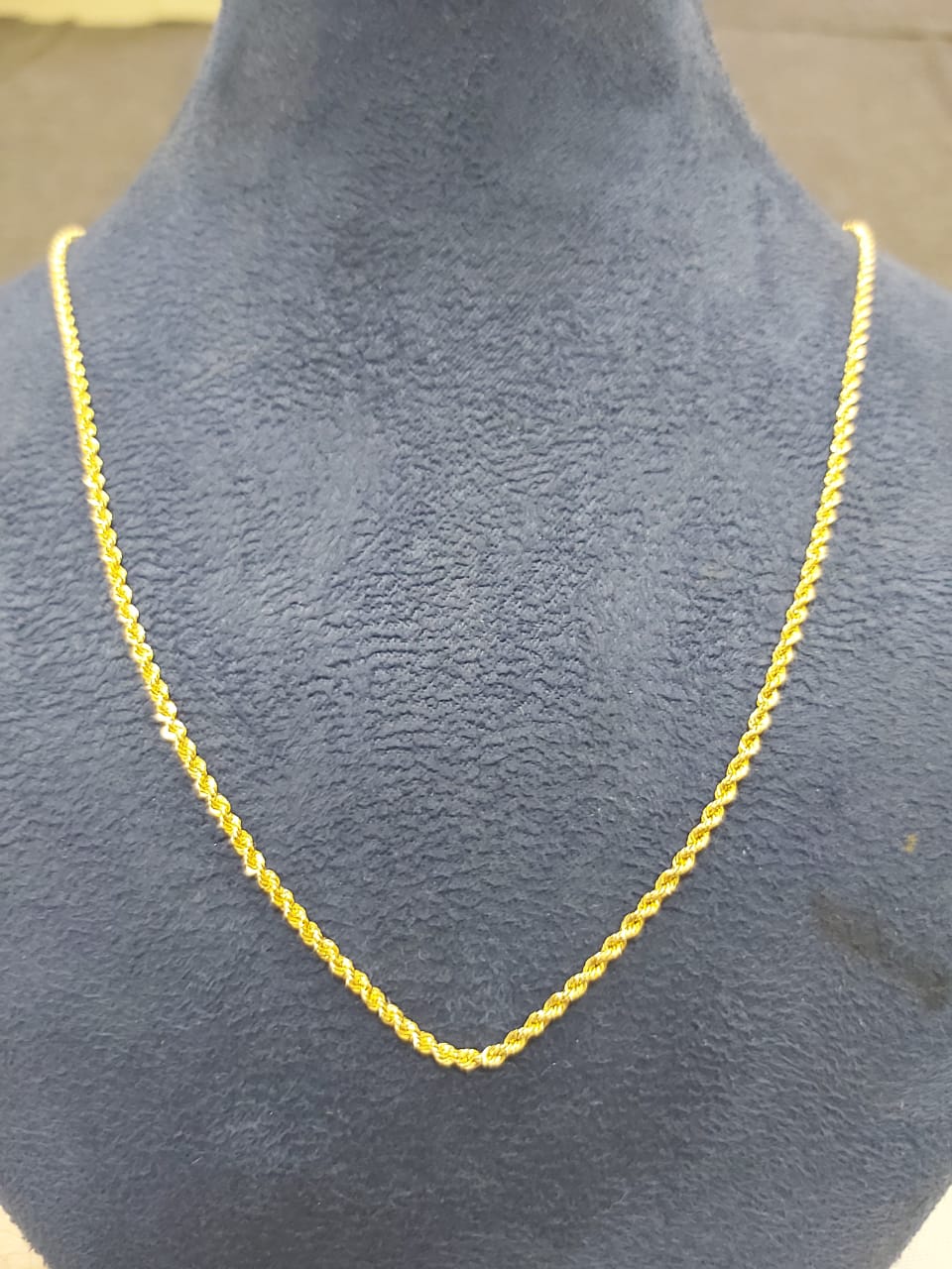 18k Gold Rope Chain 2