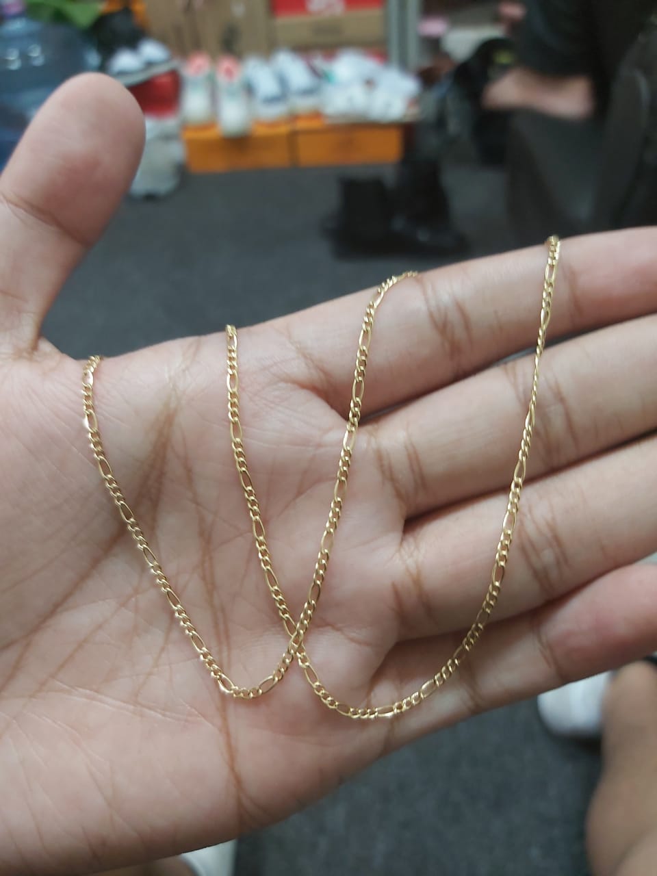 18k Gold Figaro Chain