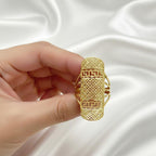 18k Gold Power Maze Ring