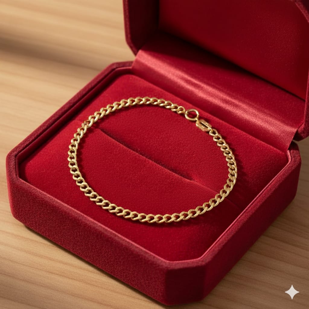18k Gold Cuban Bracelet