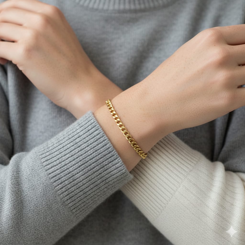 18k Gold Cuban Bracelet