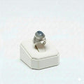 925 Silver 2 Tone Stone Ring