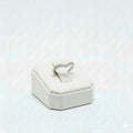 925 Silver Curvy Stone RIng
