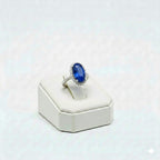 925 Silver Blue Stone Ring