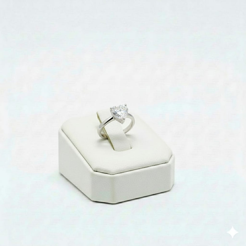 925 Silver Heart Stone Ring - إهداء مثالي - Embellish Gold Jewelry & Diamond