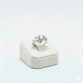 925 Silver Twisted Stone Ring