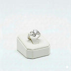 925 Silver Twisted Stone Ring