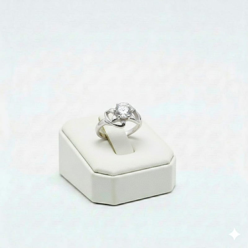 925 Silver Twisted Stone Ring - إهداء مثالي - Embellish Gold Jewelry & Diamond
