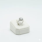 925 Silver Round Stone Ring