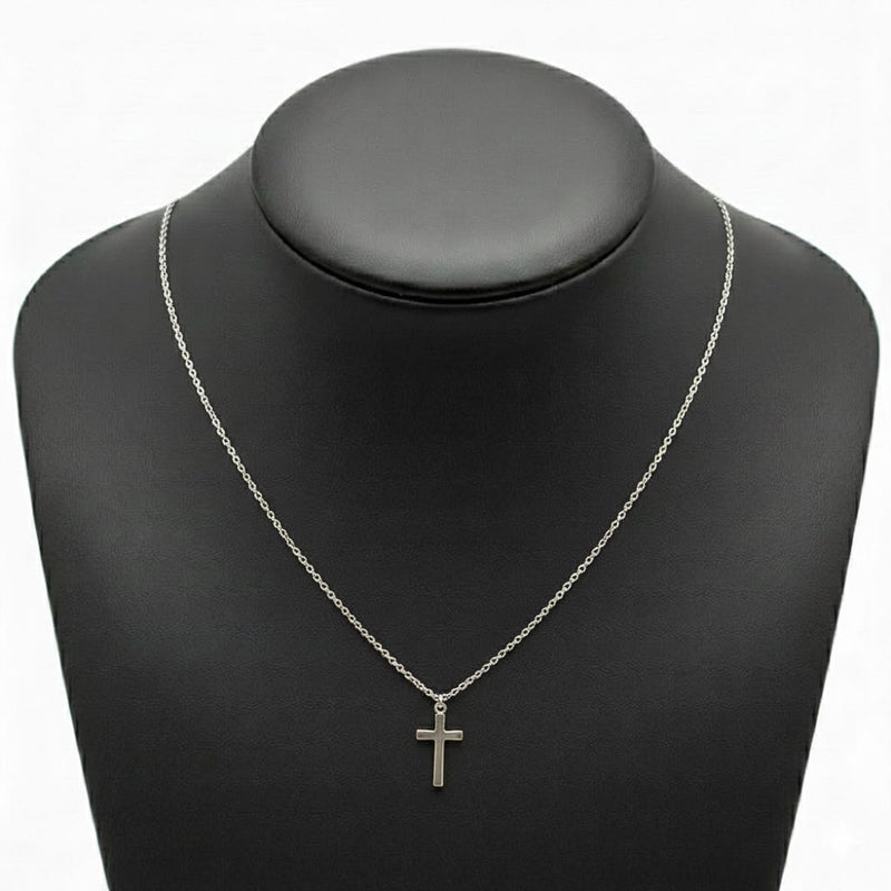 925 Silver Cross Necklace - 925 Silver Necklace - Embellish Gold Jewelry & Diamond