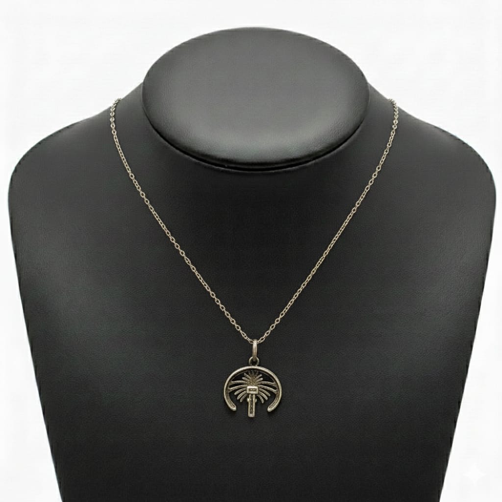 925 Silver Tree Pendant Necklace - 925 Silver Necklace - Embellish Gold Jewelry & Diamond