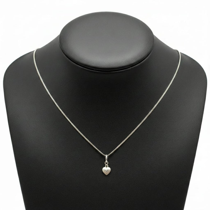 925 Silver Bubble Heart Necklace - 925 Silver Necklace - Embellish Gold Jewelry & Diamond