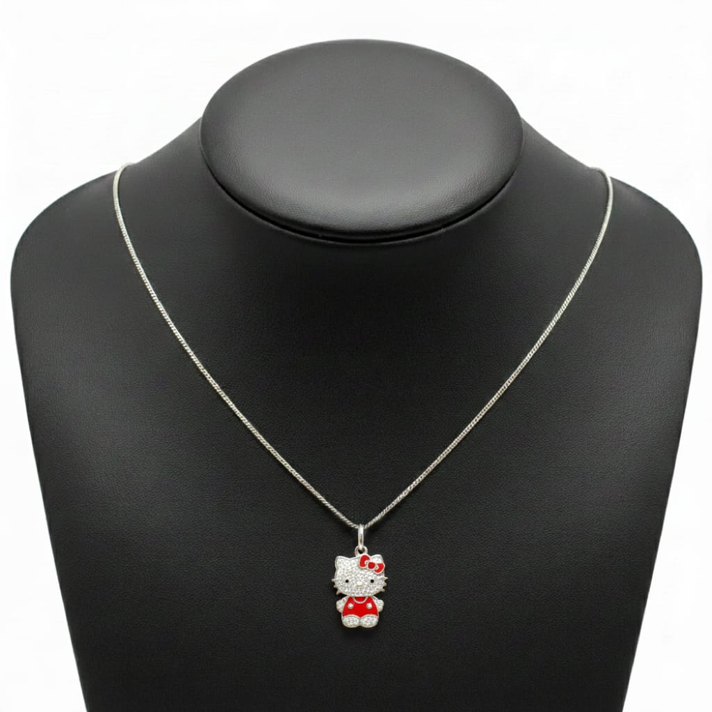 925 Silver Hello Kitty Necklace