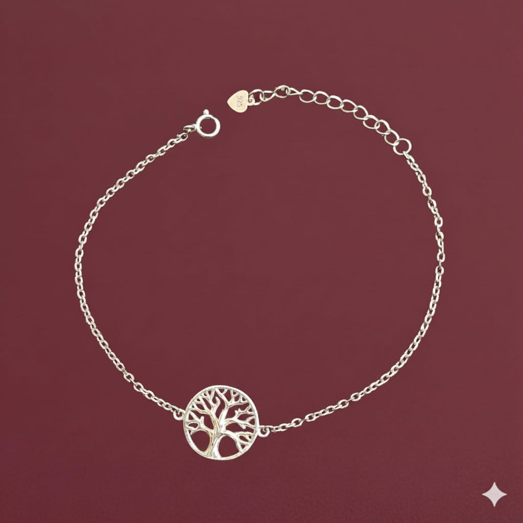 925 Silver Tree of Life Bracelet