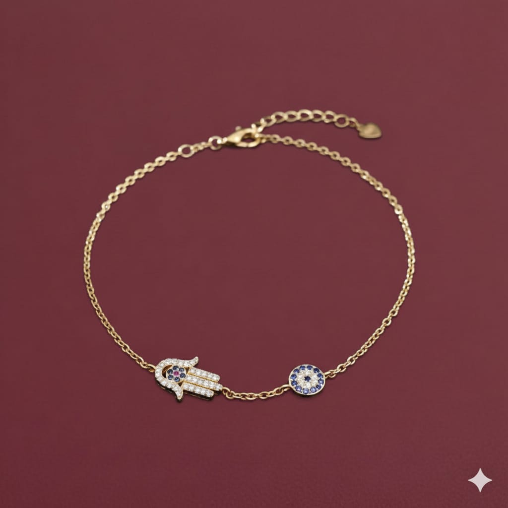925 Silver Hamsa Bracelet