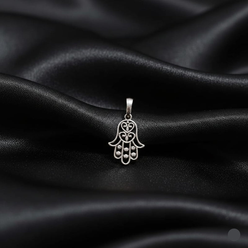 925 Silver Hamsa Pendant - 925 Silver Pendant - Embellish Gold Jewelry & Diamond