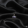 925 Silver Evil Eye Dia Pendant