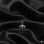 925 Silver Evil Eye Dia Pendant