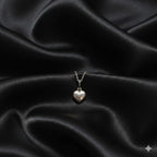 925 Silver Bubble Heart Pendant