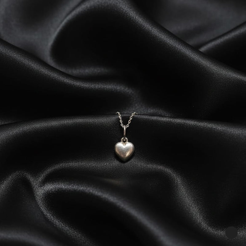925 Silver Bubble Heart Pendant - 925 Silver Pendant - Embellish Gold Jewelry & Diamond