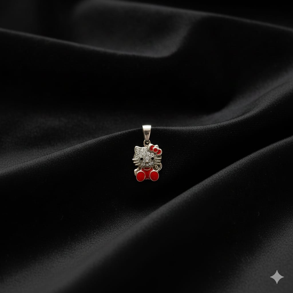 925 Silver Hello Kitty Pendant