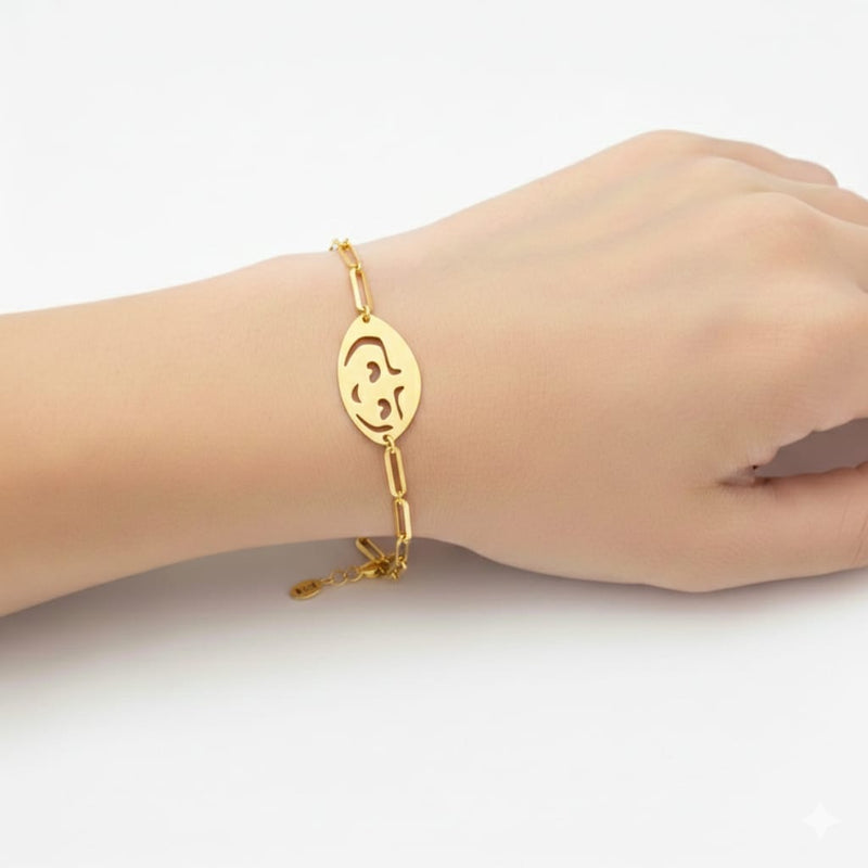 18K Real Gold Dora Kids Bracelet - Gold Bracelets - Embellish Gold