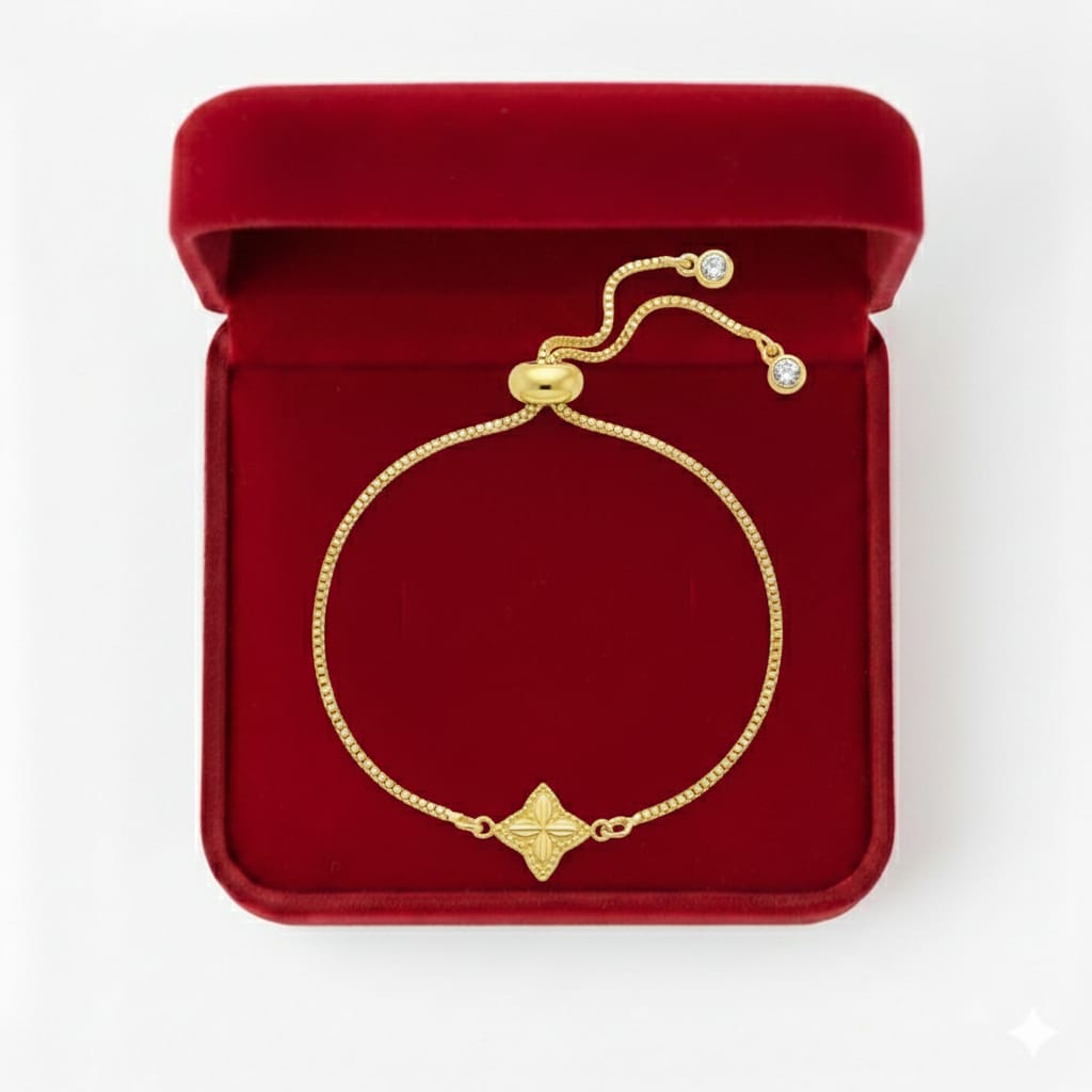 18K Gold Rob Clove Pendant With 18K Gold Plated Chains - Gold Bracelets - Embellish Gold