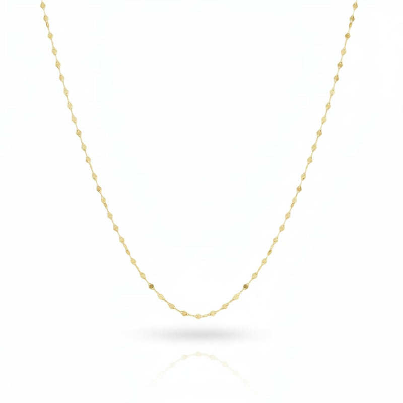 18K Real Gold Mirror chain - ad collection - Embellish Gold