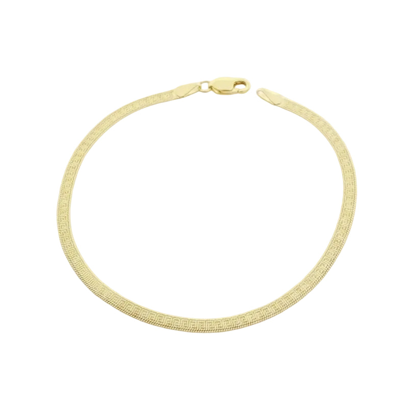 18K Real Gold Versace Snake Chain Bracelet - Gold Bracelets - Embellish Gold