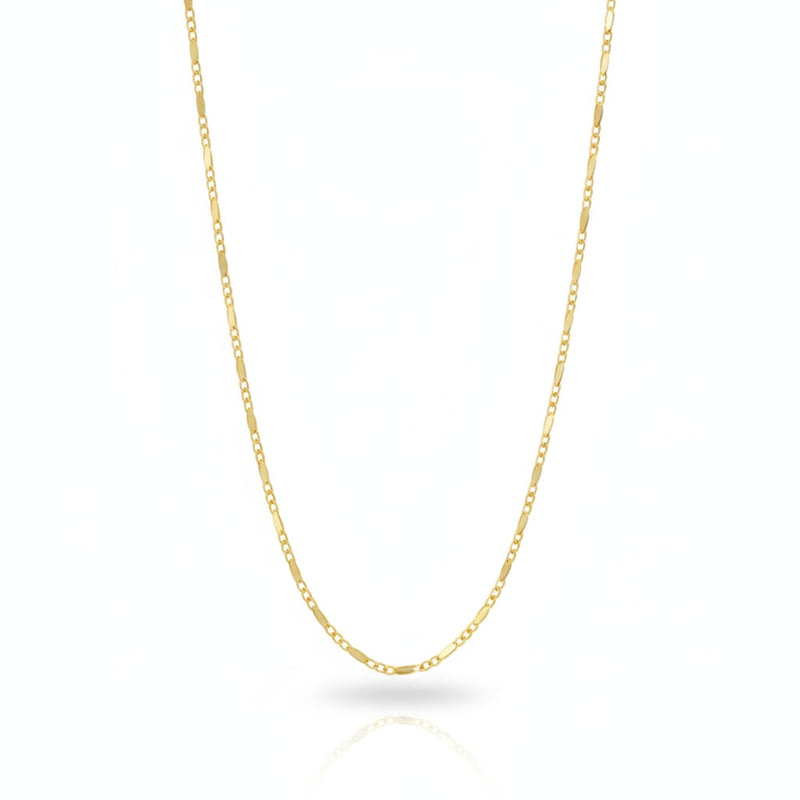 18k Gold Figaro Chain - 18k Gold Chain - Embellish Gold Jewelry & Diamond