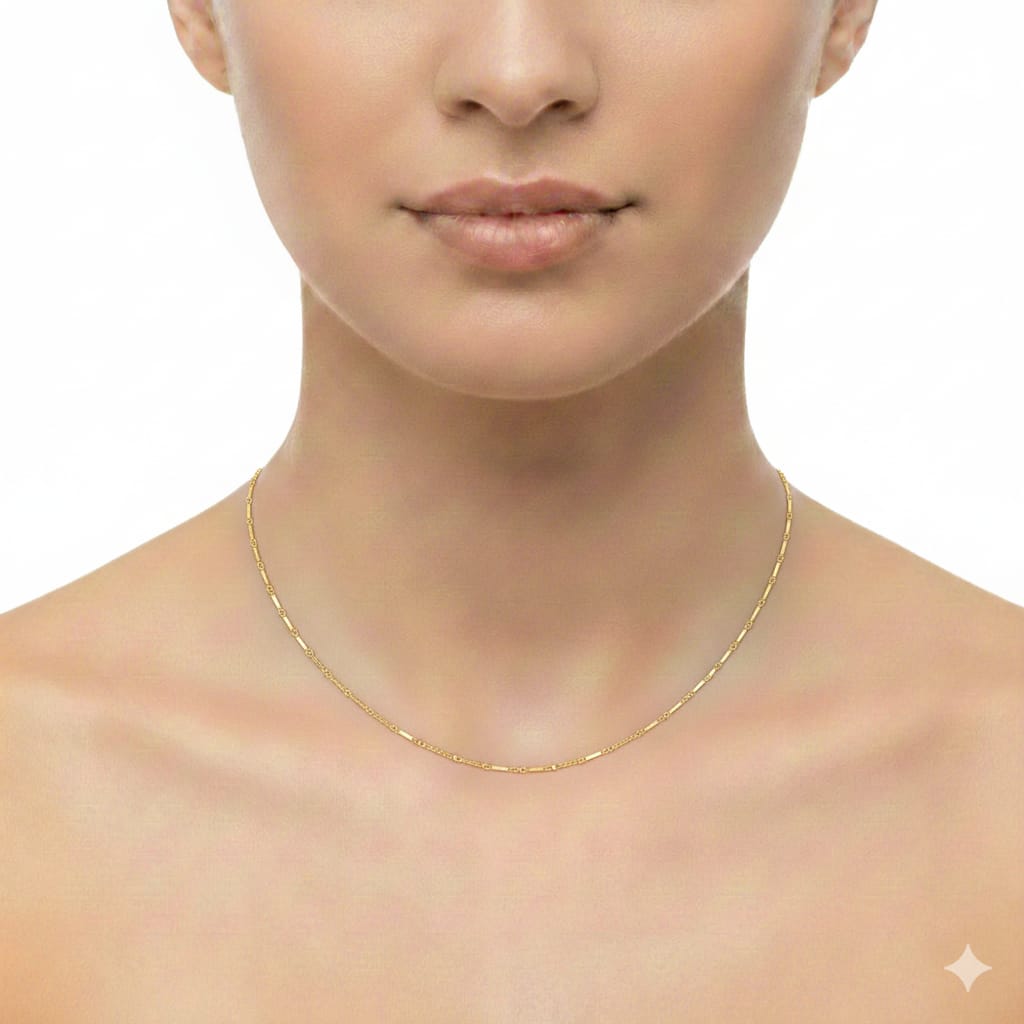 18k Gold Figaro Chain